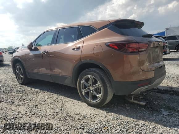 2024 Chevrolet Blazer LT z VIN 3GNKBCR44RS123145, wystawiony jako Copart lot #70147185 z przebiegiem 43 296 mil mil oraz Nie do naprawy • Non repairable. Historia ofert i sprzedaży dostępna na DreamBid. Obrazek 2.