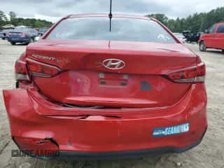 2018 Hyundai Accent SE with VIN 3KPC24A39JE015399, listed as a Copart auction lot 80894195 with 51,777 mi miles and Salvage title. Bid and sale history available at DreamBid. Image 6.