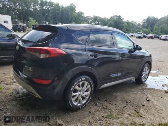 2017 Hyundai Tucson Night Edition with VIN KM8J3CA29HU278182, listed as a Copart auction lot 65916175 with 143,943 mi miles and Clean title. Bid and sale history available at DreamBid. Image 3.