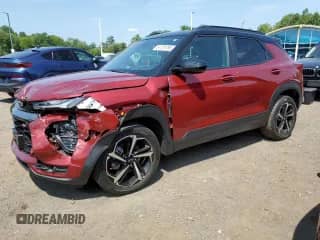 2022 Chevrolet TrailBlazer RS with VIN KL79MUSL8NB013615, listed as a Copart auction lot 67179785 with 46,235 mi miles and Salvage title. Bid and sale history available at DreamBid. Image 1.