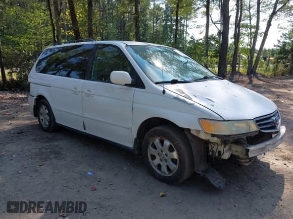 ✅ 2004 Honda Odyssey EX-L • VIN: 5FNRL18924B078634 • Lot: 43310529. Listed on IAAI with 249,022 mi. Free auction sales archive from the USA and detailed vehicle history report at DreamBid. Image 1.