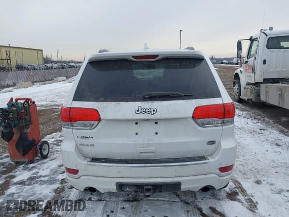 ✅ 2015 Jeep Grand Cherokee Overland • VIN: 1C4RJFCG7FC754178 • Lot: 41554947. Listed on IAAI with 164,413 mi. Free auction sales archive from the USA and detailed vehicle history report at DreamBid. Image 16.