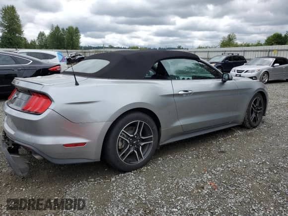 2023 Ford Mustang EcoBoost Premium with VIN 1FATP8UH9P5110944, listed as a Copart auction lot 64450845 with Not provided miles and Clean title. Bid and sale history available at DreamBid. Image 3.