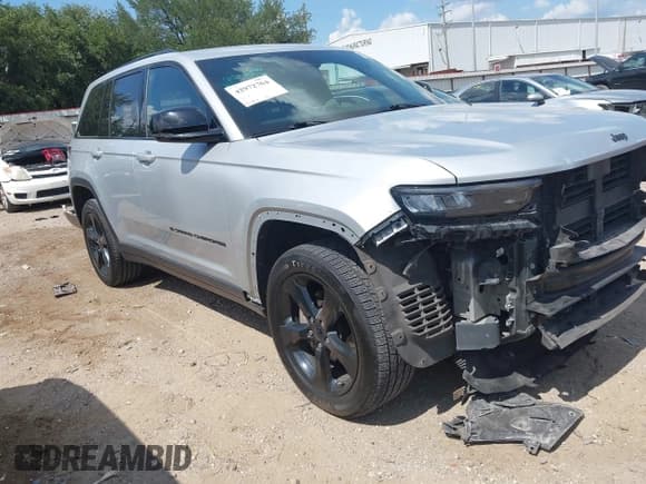 ✅ 2023 Jeep Grand Cherokee Laredo • VIN: 1C4RJHAG7PC581181 • Lot: 42972704. Listed on IAAI with 63,939 mi. Free auction sales archive from the USA and detailed vehicle history report at DreamBid. Image 1.