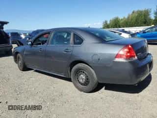 2010 Chevrolet Impala Police Police with VIN 2G1WD5EM4A1186583, listed as a Copart auction lot 63038805 with Not provided miles and Salvage title. Bid and sale history available at DreamBid. Image 2.