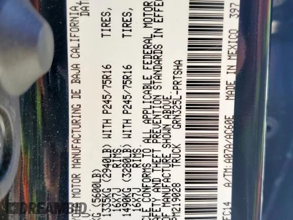 ✅ 2023 Toyota Tacoma SR5 • VIN: 3TMAZ5CN0PM219028 • Lot: 52050355. Listed on Copart with 31,371 mi. Free auction sales archive from the USA and detailed vehicle history report at DreamBid. Image 15.