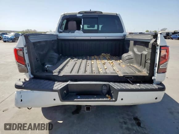 ✅ 2023 Nissan Titan Platinum Reserve • VIN: 1N6AA1ED4PN103838 • Lot: 49646345. Wystawiony na Copart z przebiegiem 35 108 mil. Bezpłatny archiwum sprzedaży aukcyjnych z USA i szczegółowy raport historii pojazdu na DreamBid. Zdjęcie 6.