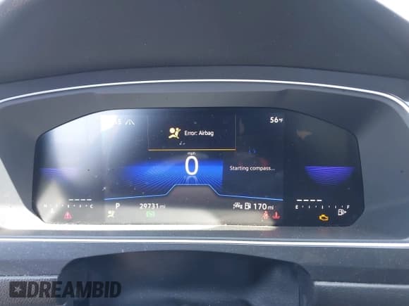 ✅ 2023 Volkswagen Tiguan SE • VIN: 3VVMB7AX4PM128427 • Lot: 42054477. Listed on IAAI with 29,731 mi. Free auction sales archive from the USA and detailed vehicle history report at DreamBid. Image 7.