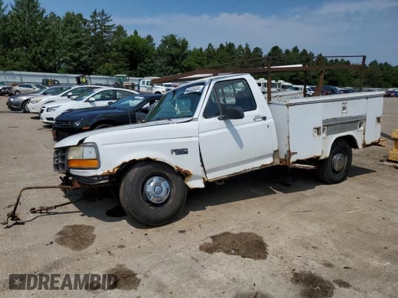 ✅ 1995 Ford F-250 • VIN: 1FTEF25Y6SLA34248 • Lot: 63105404. Listed on Copart with Not provided. Free auction sales archive from the USA and detailed vehicle history report at DreamBid. Image 1.