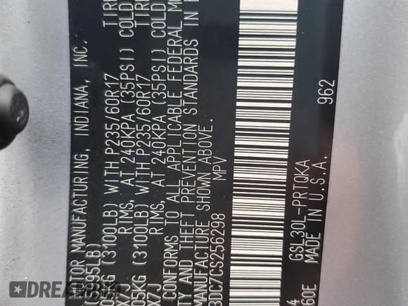 ✅ 2012 Toyota Sienna XLE AAS • VIN: 5TDYK3DC7CS256298 • Lot: 55620245. Listed on Copart with 101,379 mi. Free auction sales archive from the USA and detailed vehicle history report at DreamBid. Image 13.