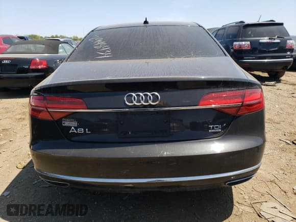 ✅ 2015 Audi A8 3.0L TDI • VIN: WAU3MAFD2FN006795 • Lot: 51791283. Listed on Copart with 106,415 mi. Free auction sales archive from the USA and detailed vehicle history report at DreamBid. Image 6.