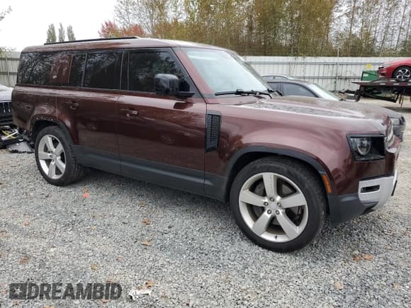 ✅ 2023 Land Rover Defender • VIN: SALEVFEU3P2158961 • Lot: 72274444. Listed on Copart with 18,533 mi. Free auction sales archive from the USA and detailed vehicle history report at DreamBid. Image 4.