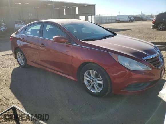 2014 Hyundai Sonata GLS with VIN 5NPEB4AC0EH874388, listed as a Copart auction lot 46706055 with 168,658 mi miles and Clean title. Bid and sale history available at DreamBid. Image 4.