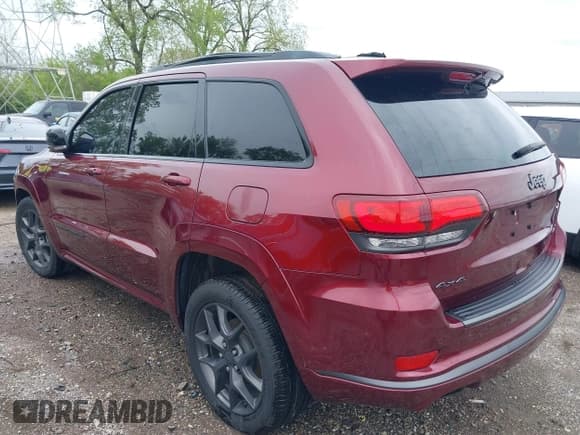 ✅ 2020 Jeep Grand Cherokee Limited X • VIN: 1C4RJFBG1LC144077 • Lot: 42119007. Listed on IAAI with 54,005 mi. Free auction sales archive from the USA and detailed vehicle history report at DreamBid. Image 3.