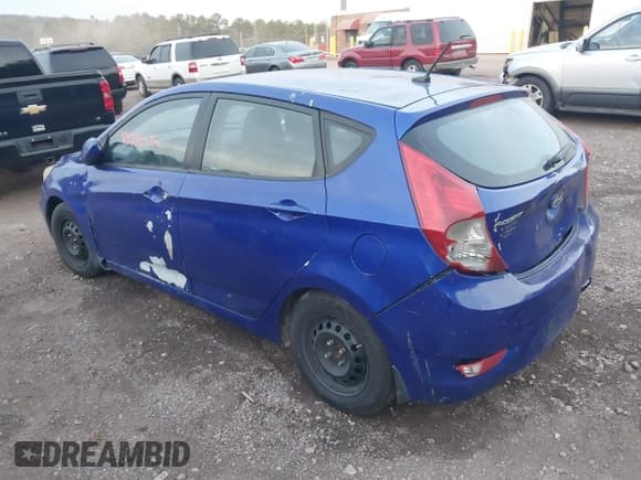 ✅ 2014 Hyundai Accent GS • VIN: KMHCT5AE9EU173569 • Lot: 43736252. Listed on IAAI with 167,396 mi. Free auction sales archive from the USA and detailed vehicle history report at DreamBid. Image 3.