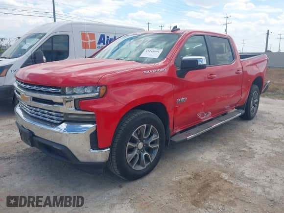 2019 Chevrolet Silverado 1500 LT with VIN 3GCPWCED8KG161219, listed as a IAAI auction lot 43248091 with 136,149 mi miles and . Bid and sale history available at DreamBid. Image 2.
