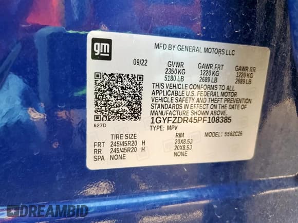 ✅ 2023 Cadillac XT4 AWD Premium Luxury • VIN: 1GYFZDR45PF108385 • Лот: 67392095. Опубликован ранее на Copart с пробегом 31 515 миль. Бесплатный доступ к архиву аукционных продаж из США и подробный отчёт об истории автомобиля на DreamBid. Изображение 13.