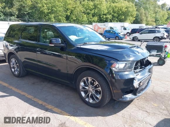 ✅ 2020 Dodge Durango R/T • VIN: 1C4SDJCT4LC130648 • Lot: 43141751. Wystawiony na IAAI z przebiegiem 62 082 mil. Bezpłatny archiwum sprzedaży aukcyjnych z USA i szczegółowy raport historii pojazdu na DreamBid. Zdjęcie 1.