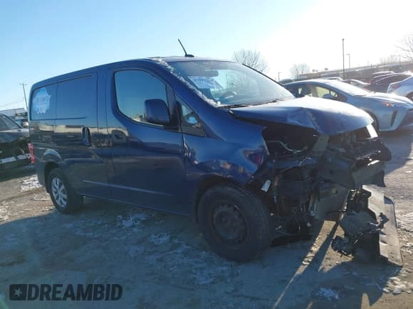 ✅ 2014 Nissan NV200 SV • VIN: 3N6CM0KN6EK700192 • Lot: 41292224. Listed on IAAI with 186,834 mi. Free auction sales archive from the USA and detailed vehicle history report at DreamBid. Image 1.