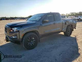 2023 Nissan Frontier S with VIN 1N6ED1CLXPN667691, listed as a Copart auction lot 91028995 with 22,805 mi miles and Salvage title. Bid and sale history available at DreamBid. Image 1.