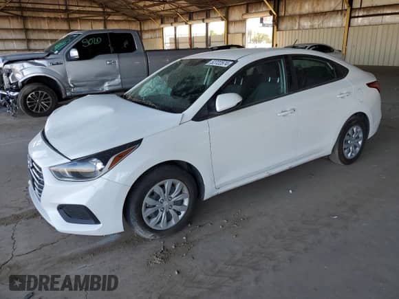 2022 Hyundai Accent SEL z VIN 3KPC24A64NE174623, wystawiony jako Copart lot #52722574 z przebiegiem 18 123 mil mil oraz Szkoda całkowita • Salvage title. Historia ofert i sprzedaży dostępna na DreamBid. Obrazek 1.