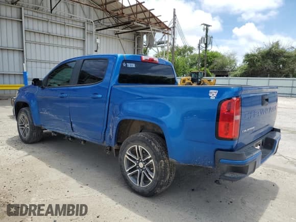 ✅ 2021 Chevrolet Colorado 2WD Work Truck • VIN: 1GCGSBEA6M1122948 • Лот: 64366204. Опубликован ранее на Copart с пробегом 48 567 миль. Бесплатный доступ к архиву аукционных продаж из США и подробный отчёт об истории автомобиля на DreamBid. Изображение 2.