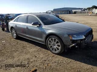 ✅ 2015 Audi A8 4.0T • VIN: WAU32AFD7FN039278 • Лот: 78947583. Опубликован ранее на Copart с пробегом 55 426 миль. Бесплатный доступ к архиву аукционных продаж из США и подробный отчёт об истории автомобиля на DreamBid. Изображение 4.