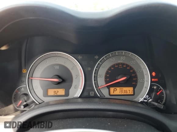 ✅ 2010 Toyota Corolla • VIN: 2T1BU4EE3AC496153 • Lot: 60561415. Listed on Copart with 193,671 mi. Free auction sales archive from the USA and detailed vehicle history report at DreamBid. Image 9.