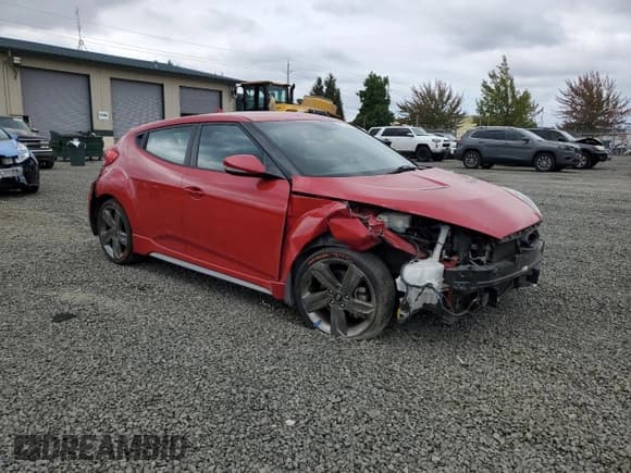 ✅ 2015 Hyundai Veloster Turbo • VIN: KMHTC6AE7FU225773 • Lot: 71656824. Listed on Copart with 58,058 mi. Free auction sales archive from the USA and detailed vehicle history report at DreamBid. Image 4.