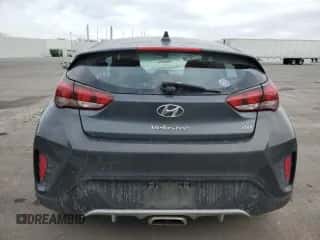 2019 Hyundai Veloster Premium z VIN KMHTG6AF3KU016621, wystawiony jako Copart lot #43962805 z przebiegiem 54 952 mil mil oraz Szkoda całkowita • Salvage title. Historia ofert i sprzedaży dostępna na DreamBid. Obrazek 6.