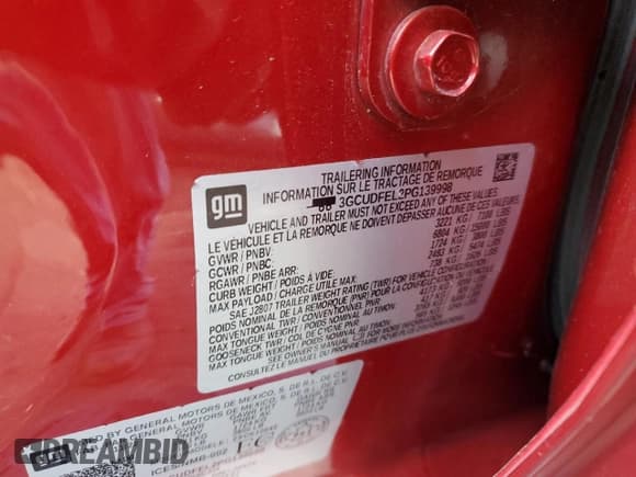 ✅ 2023 Chevrolet Silverado 1500 LT Trail Boss • VIN: 3GCUDFEL2PG139998 • Lot: 85692554. Wystawiony na Copart z przebiegiem 19 162 mil. Bezpłatny archiwum sprzedaży aukcyjnych z USA i szczegółowy raport historii pojazdu na DreamBid. Zdjęcie 13.