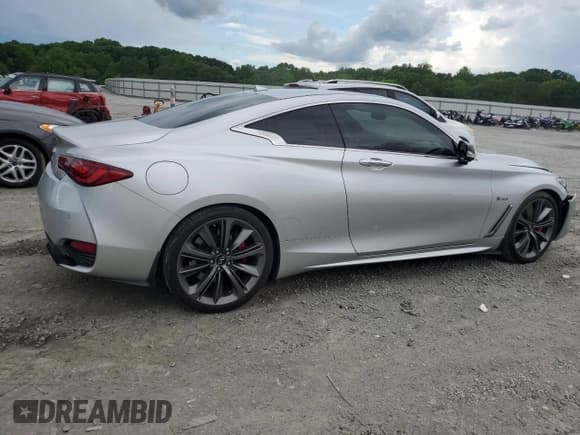 ✅ 2020 Infiniti Q60 Red Sport 400 • VIN: JN1FV7EK2LM400320 • Lot: 56799905. Listed on Copart with 61,126 mi. Free auction sales archive from the USA and detailed vehicle history report at DreamBid. Image 3.