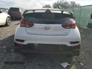 2020 Hyundai Veloster z VIN KMHT36AH2LU004930, wystawiony jako Copart lot #41761355 z przebiegiem 64 978 mil mil oraz Szkoda całkowita • Salvage title. Historia ofert i sprzedaży dostępna na DreamBid. Obrazek 6.