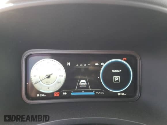 2022 Hyundai Kona N Line with VIN KM8K33A34NU802539, listed as a Copart auction lot 85749075 with 58,150 mi miles and Salvage title. Bid and sale history available at DreamBid. Image 9.