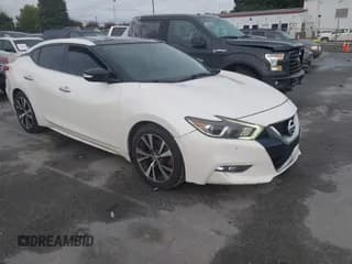 ✅ 2016 Nissan Maxima Platinum • VIN: 1N4AA6AP3GC381583 • Lot: 42967773. Listed on IAAI with 185,949 mi. Free auction sales archive from the USA and detailed vehicle history report at DreamBid. Image 1.