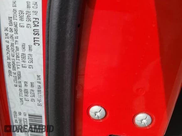 ✅ 2016 Dodge Challenger R/T Scat Pack • VIN: 2C3CDZFJ7GH337801 • Lot: 66861753. Wystawiony na Copart z przebiegiem Nie podano. Bezpłatny archiwum sprzedaży aukcyjnych z USA i szczegółowy raport historii pojazdu na DreamBid. Zdjęcie 13.