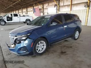 ✅ 2024 Chevrolet Equinox LS • VIN: 3GNAXHEG4RL155677 • Лот: 92381465. Опубликован ранее на Copart с пробегом 37 531 миль. Бесплатный доступ к архиву аукционных продаж из США и подробный отчёт об истории автомобиля на DreamBid. Изображение 1.