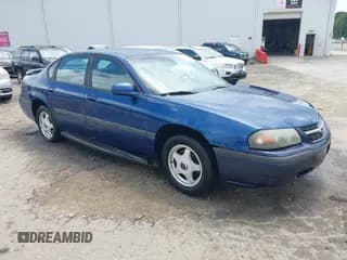 ✅ 2003 Chevrolet Impala • VIN: 2G1WF52E039278544 • Lot: 42862384. Wystawiony na IAAI z przebiegiem 192 852 mil. Bezpłatny archiwum sprzedaży aukcyjnych z USA i szczegółowy raport historii pojazdu na DreamBid. Zdjęcie 1.