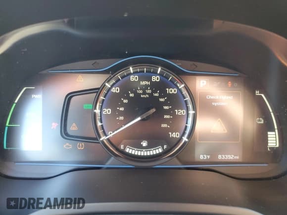 ✅ 2017 Hyundai Ioniq Blue • VIN: KMHC65LC1HU022409 • Lot: 82265615. Listed on Copart with 83,392 mi. Free auction sales archive from the USA and detailed vehicle history report at DreamBid. Image 9.