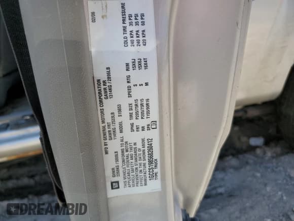 ✅ 2006 Chevrolet Colorado LS • VIN: 1GCCS198568260412 • Лот: 66328985. Опубликован ранее на Copart с пробегом Не указан. Бесплатный доступ к архиву аукционных продаж из США и подробный отчёт об истории автомобиля на DreamBid. Изображение 12.