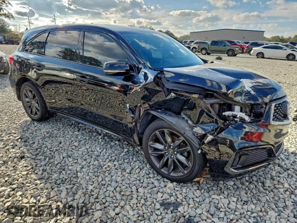 ✅ 2019 Acura MDX Technology • VIN: 5J8YD4H09KL011892 • Lot: 93867395. Listed on Copart with 111,424 mi. Free auction sales archive from the USA and detailed vehicle history report at DreamBid. Image 4.