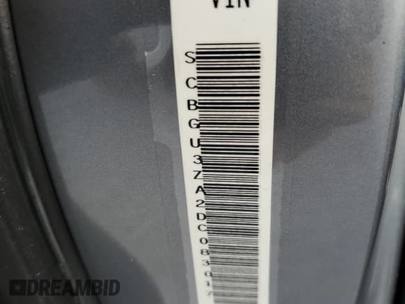 ✅ 2013 Bentley Continental GT • VIN: SCBGU3ZA2DC083017 • Lot: 74911424. Listed on Copart with Not provided. Free auction sales archive from the USA and detailed vehicle history report at DreamBid. Image 13.