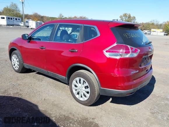 ✅ 2016 Nissan Rogue SV • VIN: KNMAT2MV4GP685795 • Lot: 43506180. Listed on IAAI with 163,593 mi. Free auction sales archive from the USA and detailed vehicle history report at DreamBid. Image 3.