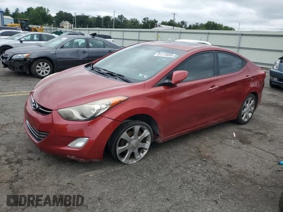 ✅ 2011 Hyundai Elantra GLS • VIN: KMHDH4AE0BU160947 • Lot: 67275695. Listed on Copart with 129,280 mi. Free auction sales archive from the USA and detailed vehicle history report at DreamBid. Image 1.