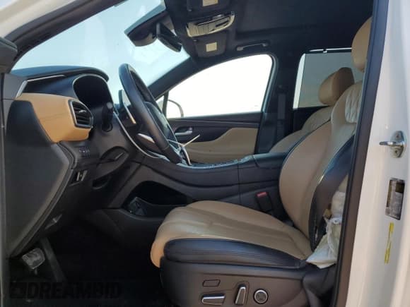 ✅ 2021 Hyundai Santa Fe Calligraphy • VIN: 5NMS5DAL0MH355881 • Lot: 59226954. Wystawiony na Copart z przebiegiem 14 349 mil. Bezpłatny archiwum sprzedaży aukcyjnych z USA i szczegółowy raport historii pojazdu na DreamBid. Zdjęcie 7.