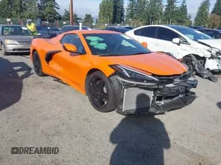 ✅ 2024 Chevrolet Corvette 3LT • VIN: 1G1YC3D40R5104828 • Lot: 43369477. Listed on IAAI with 8,282 mi. Free auction sales archive from the USA and detailed vehicle history report at DreamBid. Image 1.