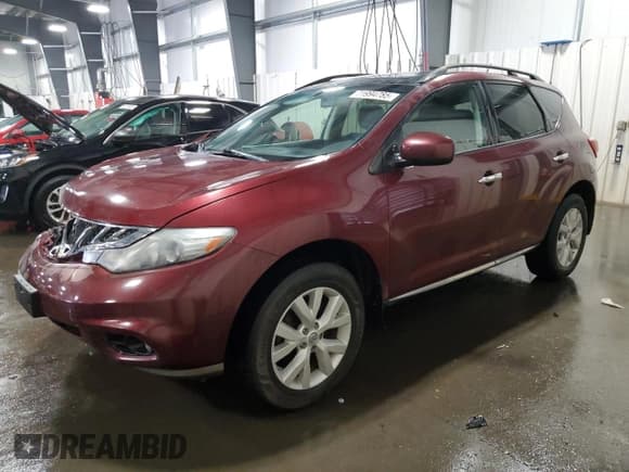 ✅ 2011 Nissan Murano SV • VIN: JN8AZ1MW9BW150451 • Lot: 71994785. Listed on Copart with 160,345 mi. Free auction sales archive from the USA and detailed vehicle history report at DreamBid. Image 1.