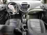 2020 Chevrolet Sonic Premier with VIN 1G1JF6SB0L4135912, listed as a Copart auction lot 76198844 with 20,863 mi miles and Salvage title. Bid and sale history available at DreamBid. Image 8.