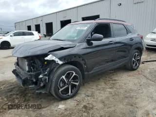 2022 Chevrolet TrailBlazer RS with VIN KL79MUSL7NB021348, listed as a Copart auction lot 81863435 with 43,260 mi miles and Salvage title. Bid and sale history available at DreamBid. Image 1.