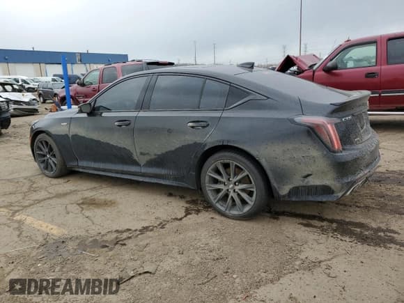 ✅ 2022 Cadillac CT5-V • VIN: 1G6DV5RW5N0114674 • Lot: 52033095. Listed on Copart with 80,293 mi. Free auction sales archive from the USA and detailed vehicle history report at DreamBid. Image 2.